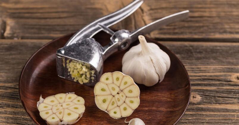 Garlic against parasites in the body