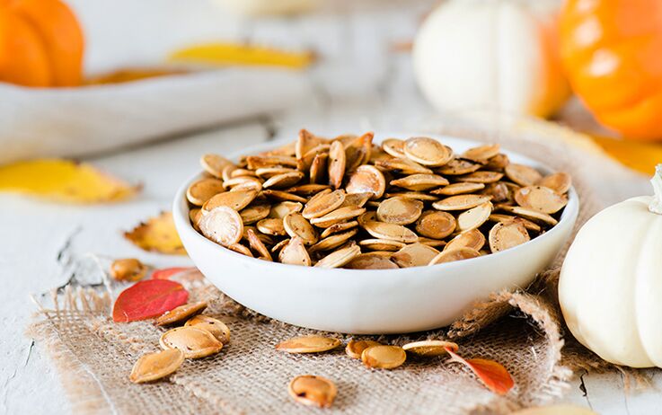 Pumpkin seeds for worms