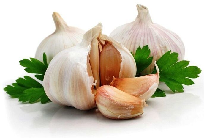 Garlic against parasites